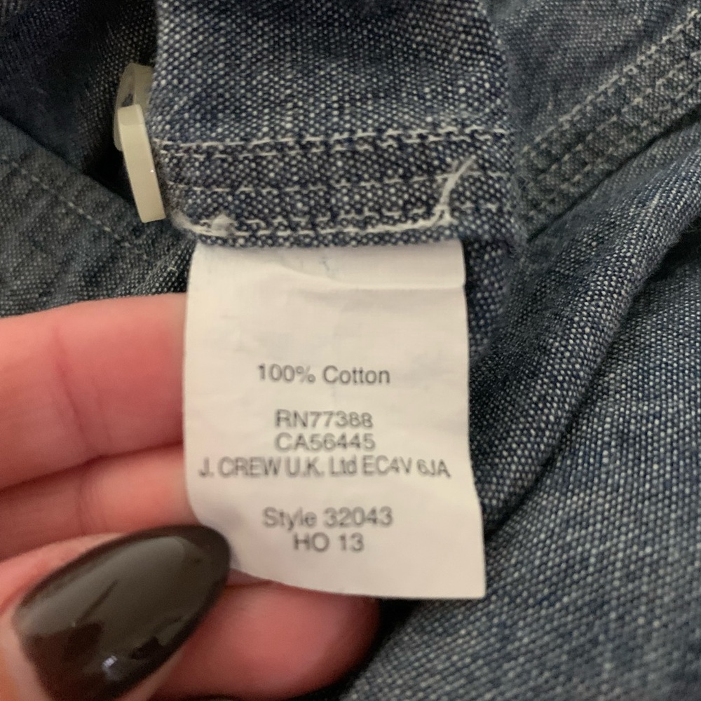 JCrew denim button down - Picture 5 of 7